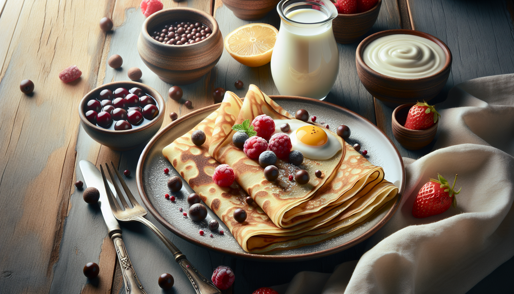 crepes senza latte